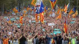 450 000 каталунци на протест срещу испанските власти 