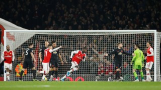 Арсенал 2 0 Манчестър Юнайтед 45′ Почивка 44′ Фред