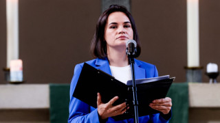 Беларуската опозиционна лидерка в изгнание Светлана Тихановская обвини президента Александър