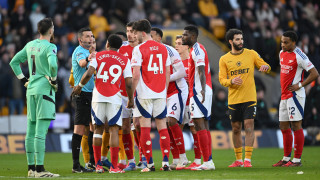 Арсенал отнесе сериозно глоба заради бурната реакция на играчите при