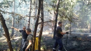 Военни и днес помагат за пожара над Розино