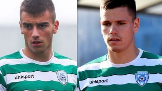 Бранителят на Черно море Росен Стефанов и офанзивният играч Николай