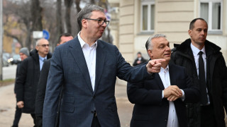 Сръбският президент Александър Вучич обяви на съвместна пресконференция с унгарския