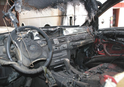 Таксиджия изгоря в колата си в Монтана 