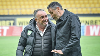 Старши треньорът на Ботев Пловдив Душан Керкез говори след