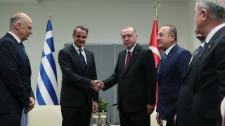 Премиерът на Гърция Кириакос Мицотакис проведе първа среща с турския