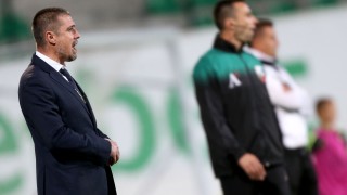 Ръководството на Витоша Бистрица и старши треньорът на тима Енгибар Енгибаров