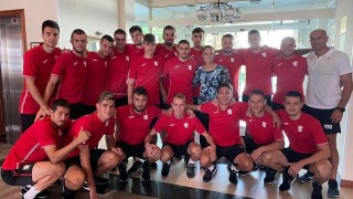 Олимпийската ни шампионка по карате Ивет Горанова и треньорът й