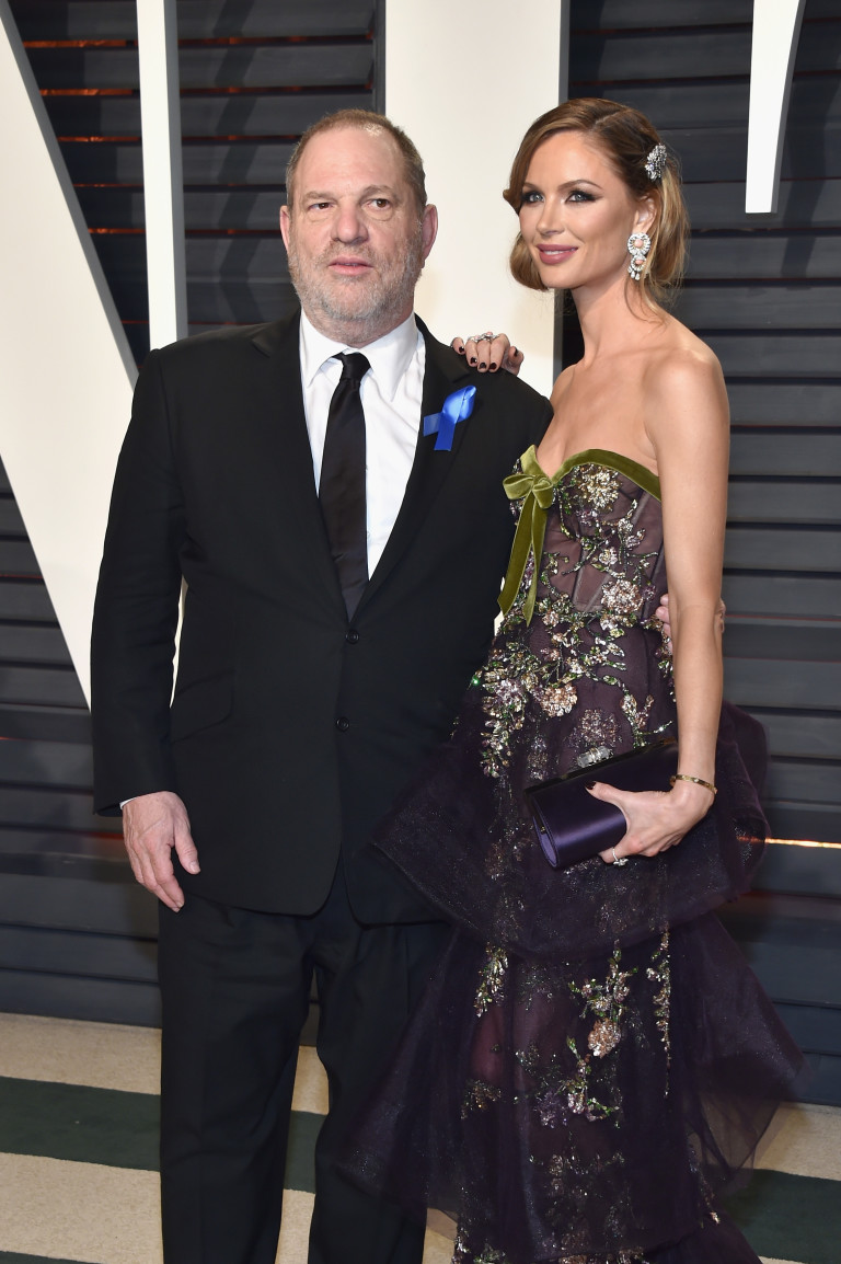 Харви Уейнстен и Джорджина Чапман през 2017 година