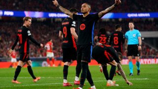 Барселона страда много но победи с 1 0 като гост Бенфика