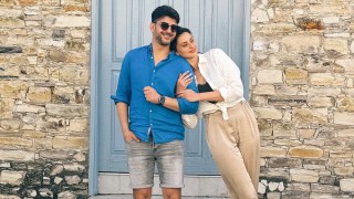 Актьорът и телевизионен водещ Александър Кадиев и моделът Ивелина Чоева