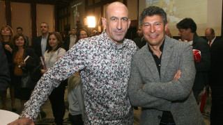 Старши треньорът на Етър Красимир Балъков също присъства на представянето