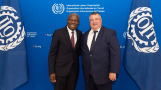 Министърът на труда и социалната политика Ивайло Иванов се срещна