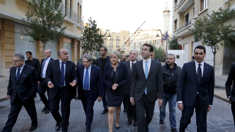 Марин льо Пен отказа да сложи забрадка при среща с главния мюфтия на Ливан