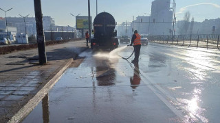 Столична община временно променя движението за измиване на пътни участъци