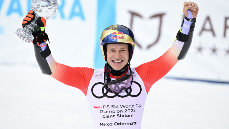 Швейцарската ски звезда Марко Одермат постигна деветата си победа за