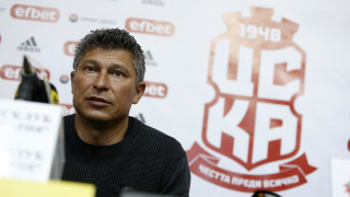 Мениджърът на ФК ЦСКА 1948 Красимир Балъков говори преди