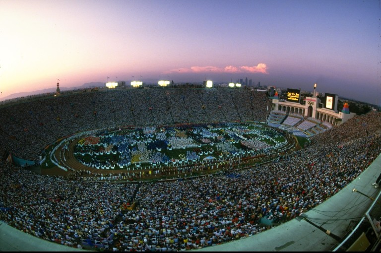 Олимпийският стадион в Лос Анджелис