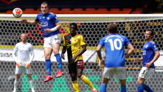 Уотфорд и Лестър завършиха 1 1 в първия мач от днешната