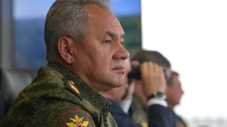 Министърът на отбраната на Русия Сергей Шойгу сега няма време