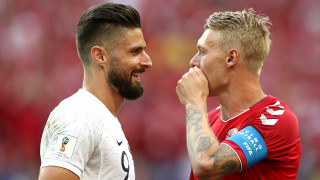 Франция и Дания са на 1/8-финал, след като си спретнаха приятелско 0:0 на "Лужники"