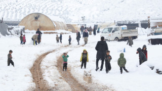 Сирийският бежанец Ахмад ал Харири който бяга от войната в