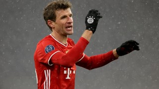 Нападателят на Байерн Мюнхен Томас Мюлер беше в приповдигнато настроение