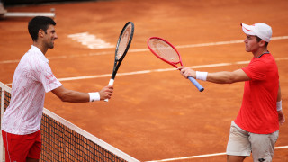 Новак Джокович на полуфинал в Рим след трудна победа срещу Доминик Кьопфер