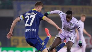 Съставите на Верона и Удинезе завършиха наравно 0 0 на Марк