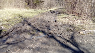 Голямо свлачище е открито в района на Западен парк в