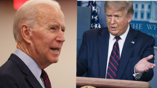 Демократът Джо Байдън води на президента на САЩ Доналд Тръмп