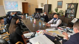 Министърът на младежта и спорта Красен Кралев и министърът на