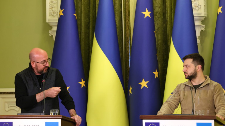 По време на изненадващо посещение в Киев в сряда, председателят