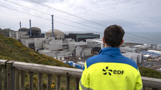 Чисто новият Трети блок на АЕЦ Фламанвил в Северозападна Франция