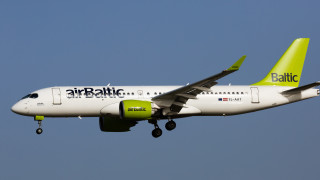 Базираната в Латвия регионална авиокомпания airBaltic обяви че избягва въздушното