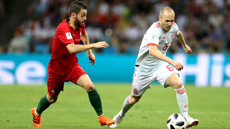 Един от ветераните в състава на Испания - Андрес Иниеста