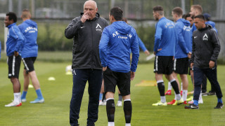 Футболистите на Левски проведоха своето занимание под ръководството на временния