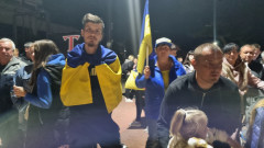Украински бежанци излязоха на протест в Слънчев бряг