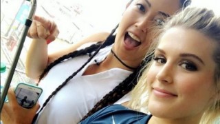 Южени Бушар смени тенис ракетата със стик за голф Красивата