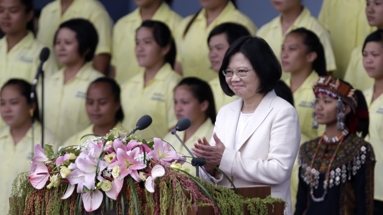 Новият президент на Тайван призова за „позитивен диалог” с Китай