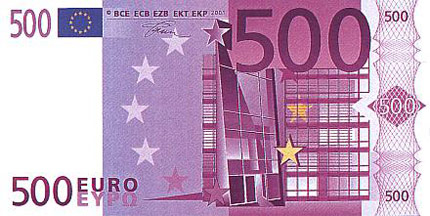 Великобритания забрани банкнотите от 500 евро