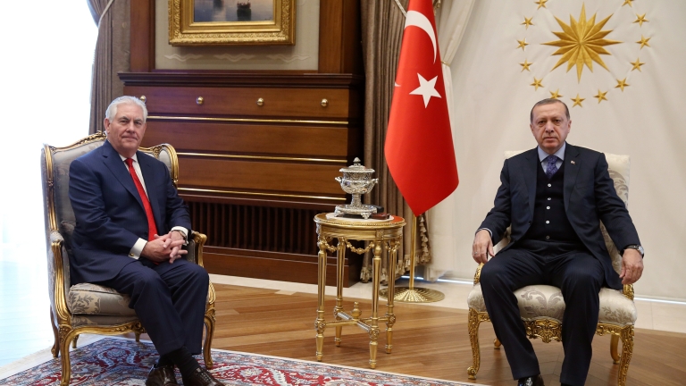 Ердоган натърти на САЩ да използват "правилни" съюзници в борбата срещу тероризма