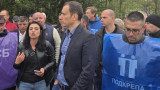 Протест в подкрепа на Васил Терзиев и срещу "разни шофьорчета и магнетични типове"