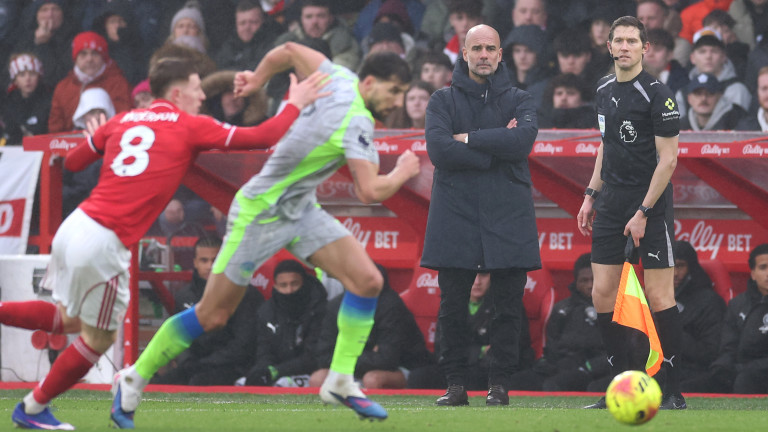 Гуардиола: Свалих килограмите в мача срещу Нотингам Форест