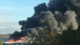 Мощен взрив избухна във фабрика за експлозиви в Северна Гърция