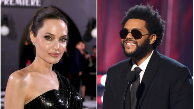 Angelina Jolie The Weeknd Pictures