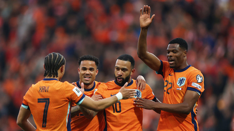 Малта - Нидерландия 0:4 (Развой на срещата по минути)