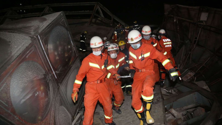 19 жертви и над 170 ранени при взрива на цистерна в Китай