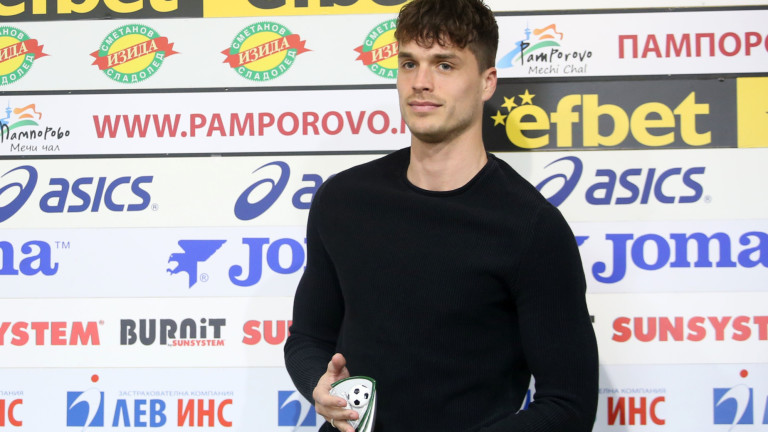 Защитникът на ЦСКА Юрген Матей беше награден за играч №1