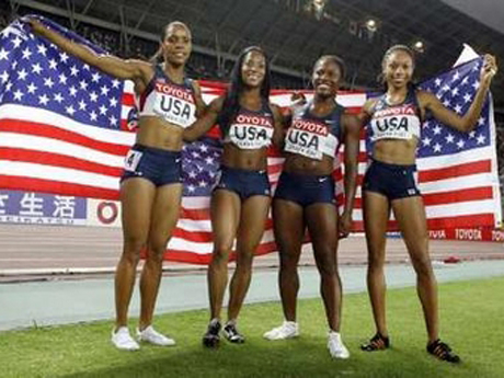 САЩ най-бързи в щафетите  на Световното в Осака